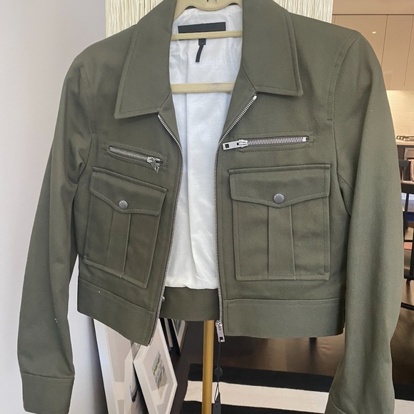 Rag & Bone Pike Jacket, Olive, Size 0